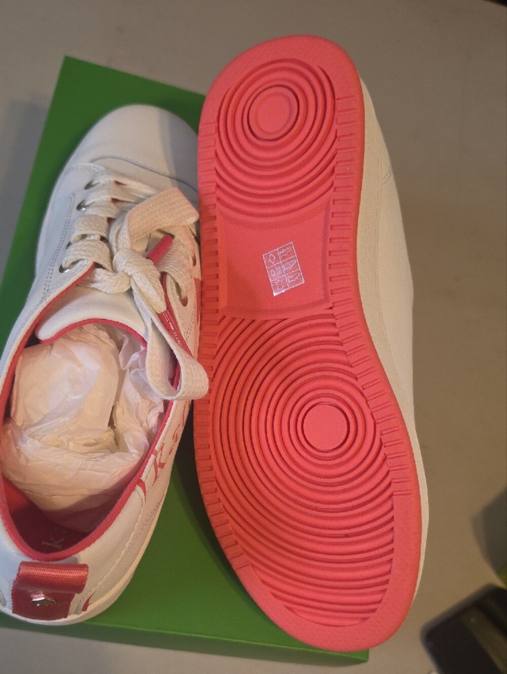 kate spade White and Pink Nikki Sneakers - Picture 4 of 7